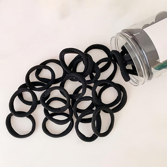 50 pieces candy-colored non-slip hair ties