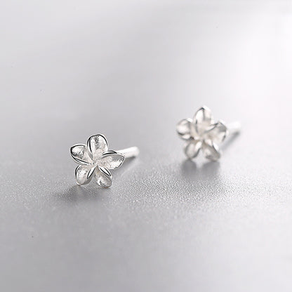 Flower Egg Earrings - Floral Stud Earrings