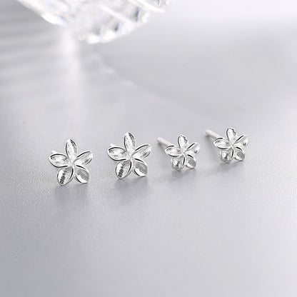 Flower Egg Earrings - Floral Stud Earrings