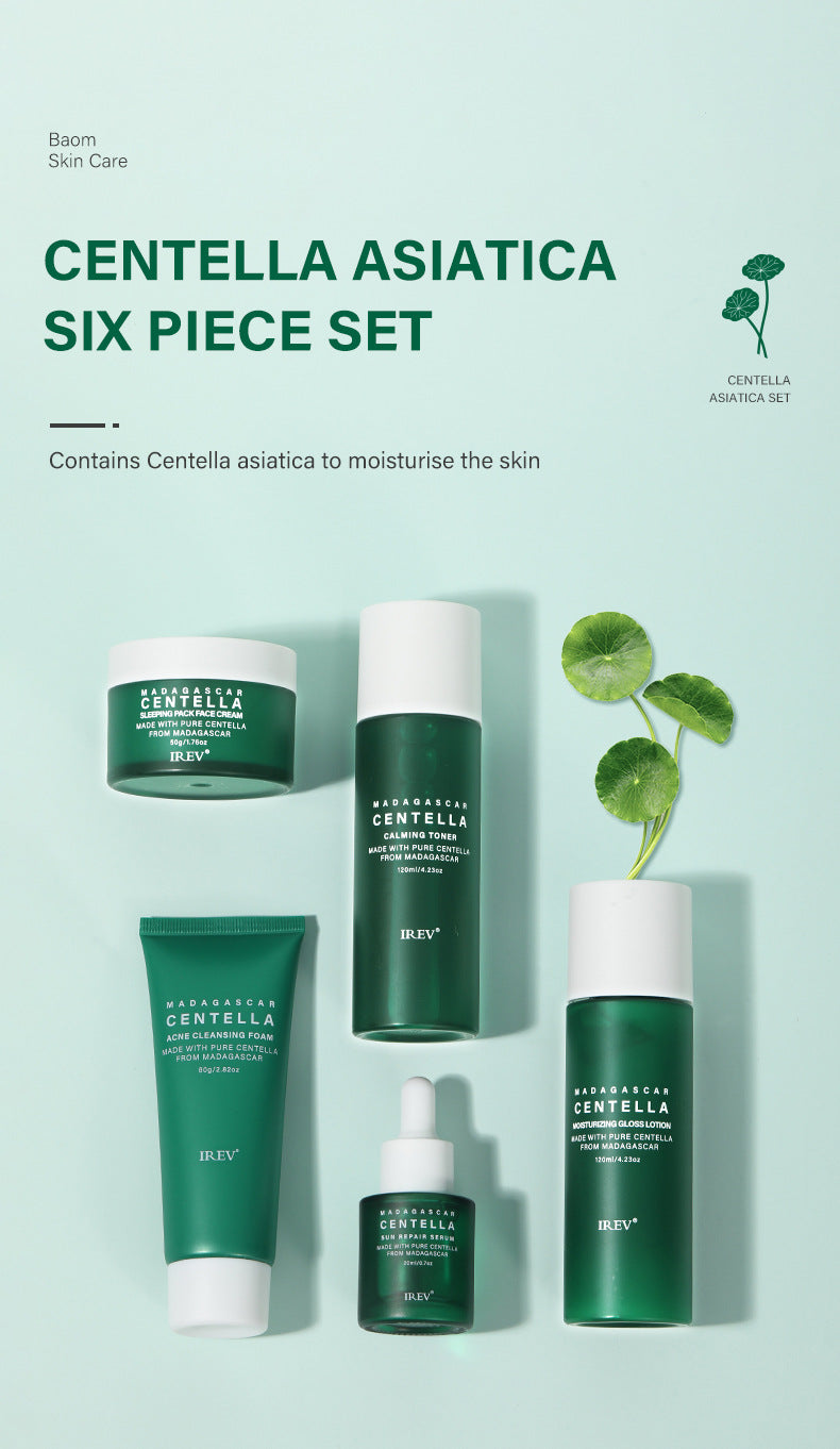 Private Label Skin Repair Centella Skin Care Kit Soothes Acne Face Care