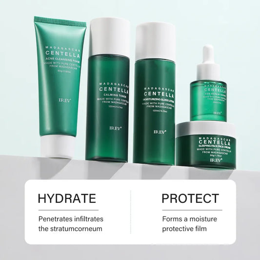 Private Label Skin Repair Centella Skin Care Kit Soothes Acne Face Care